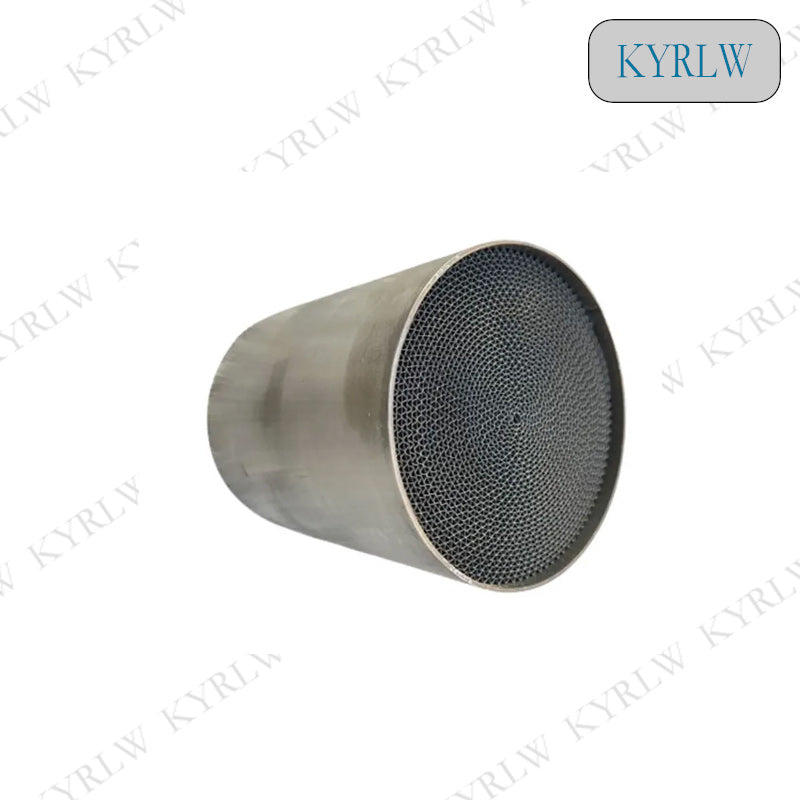 Three Way Catalyst Euro 3/OBD/4/5/6 200-600cpsi 123*75/100mm Honeycomb Metal Catalytic Converter