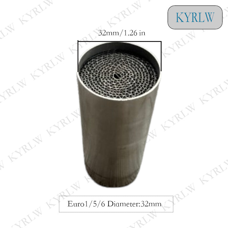 Universal Euro0/5/6 Three Way Catalyst Honeycomb Metal High flow Catalytic Converter Catalyst