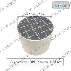 Diameter 143.8mm Diesel Engine Sic DPF Silicon Carbide Diesel particulate filter Silicon Carbide Catalytic Converter FOR Diesel Engine Exhaust Gas