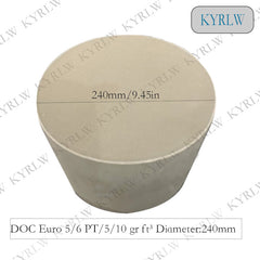 Universal ceramic 241.3*101.6/152.4mm Euro5/6 standard Cordierite Diesel Oxidation Catalyst for Diesel vehicle