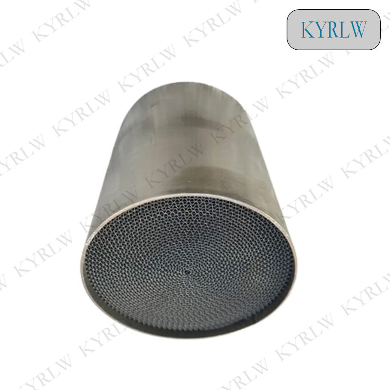 Universal Three Way Catalyst 95*80mm Euro 3/OBD/4/5/6 300-600cpsi Honeycomb Metal Catalytic Converter