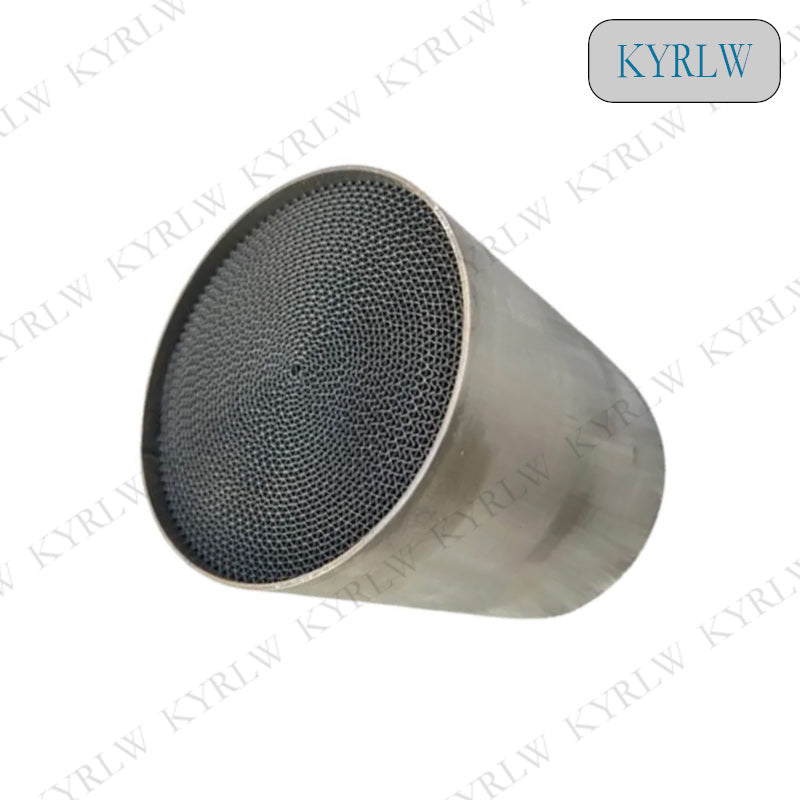 Universal Three Way Catalyst 95*80mm Euro 3/OBD/4/5/6 300-600cpsi Honeycomb Metal Catalytic Converter