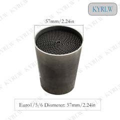 Motor vehicle catalytic converter Euro5/6 100/300CPSI universal honeycomb metal three-way catalytic converter