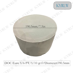 Ceramic 190.5*127/152.4mm Euro5/6 standard Cordierite Diesel Oxidation Catalyst for Diesel vehicle