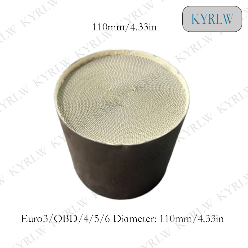 Three Way Catalyst Euro 3/OBD/4/5/6 200-600cpsi 110*80/90/100mm Honeycomb Metal Catalytic Converter